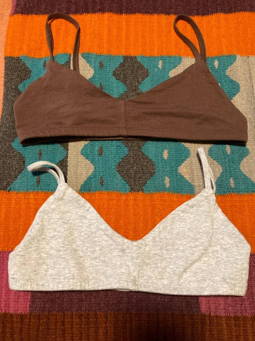 two ! mate the label organic cotton triangle bras